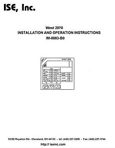 Library WEST-2070-MAN Obsolete Manuals