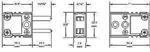 Miniature Male Plug / Type K
