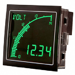 Trumeter APM-M2-ANO Digital Bar Graph Meter Lighted characters (Negative)  Display, Programmable Volts / Amps / Frequency